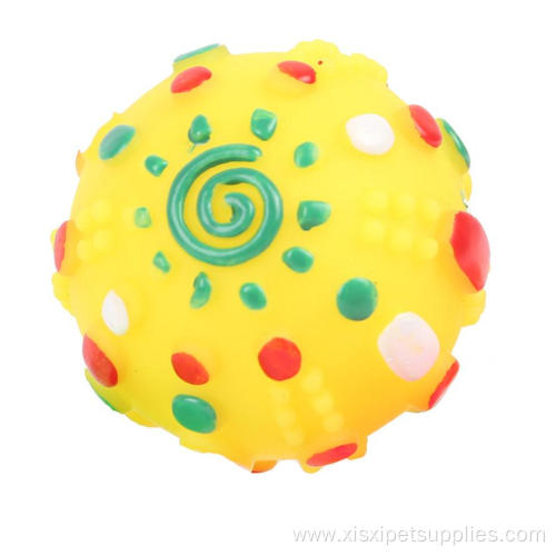 squeaky landmine shaped dog toy ball pet supplies
